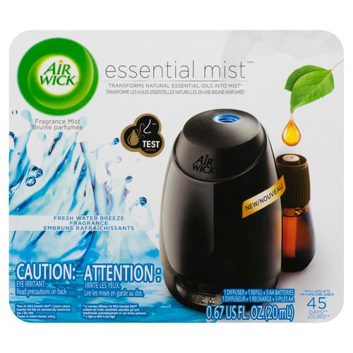 Airwick Essential Mist Air Freshener Kit Fresh Water 20 ml