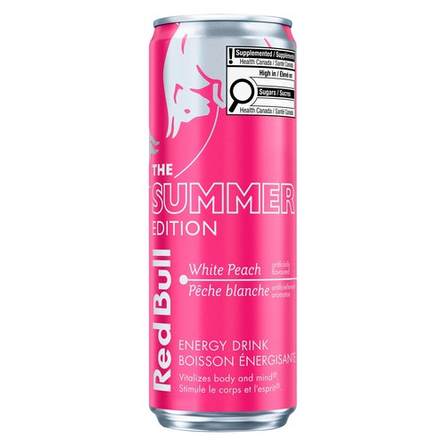Red Bull The Summer Edition Energy Drink White Peach 355 ml