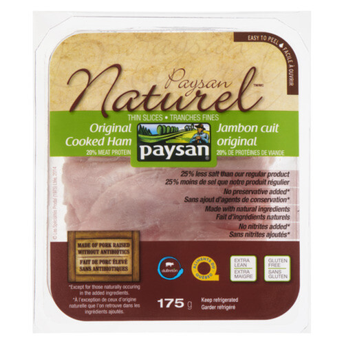 Paysan Cooked Sliced Ham Original 175 g