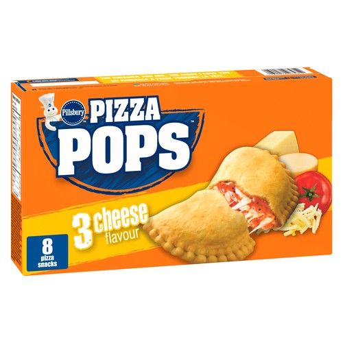 Pillsbury Frozen Pizza Pops Three Cheese 800 g