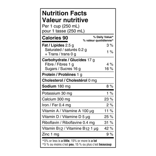 Silk Dairy-Free Almond Milk Alternative Vanilla Flavour Shelf Stable 946 ml