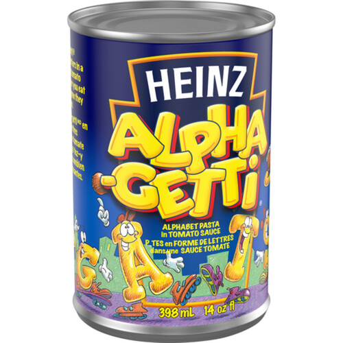 Heinz Alpha-Getti Pasta In Tomato Sauce 398 ml