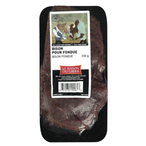 La Maison Du Gibier Frozen Bison Chinese Fondue 200 g