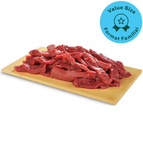 Beef Hip Stir Fry Strips Boneless Value Size