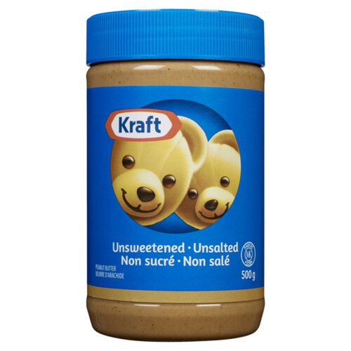 Kraft Peanut Butter Unsweetened Unsalted 500 g