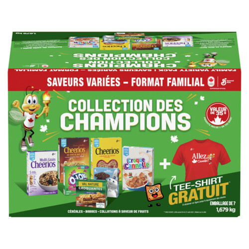 Champions Collection Cereal & Snack Pack 1.679 kg