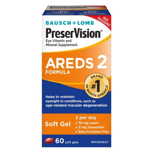 Preservision Eye Care Areds 2 Soft Gels 60 EA