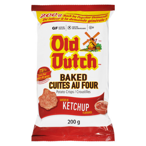 Old Dutch Baked Potato Chips Ketchup 200 g