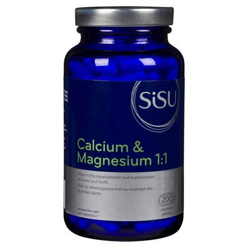 Sisu Vitamin D Calcium & Magnesium 200 Capsules