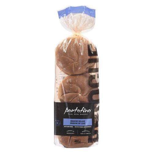 Portofino Artisan Buns Brioche Deluxe 6 Pack 480 g