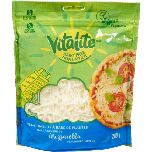 Vitalite Plant-Based Mozzarella Flavoured Shreds 200 g