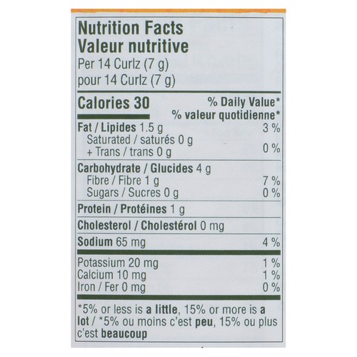 Curlz Organic Baby Food White Cheddar 42 g