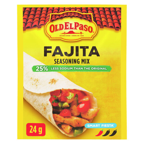 Old El Paso Smart Fiesta Fajita Seasoning Mix 24 g