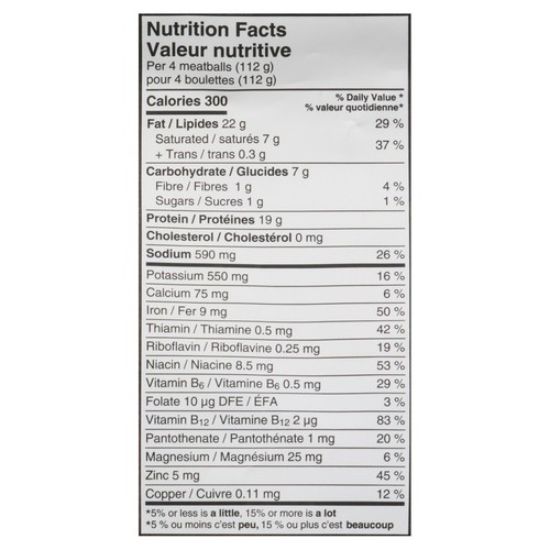Gardein Suprême Plant-Based Meatballs 425 g