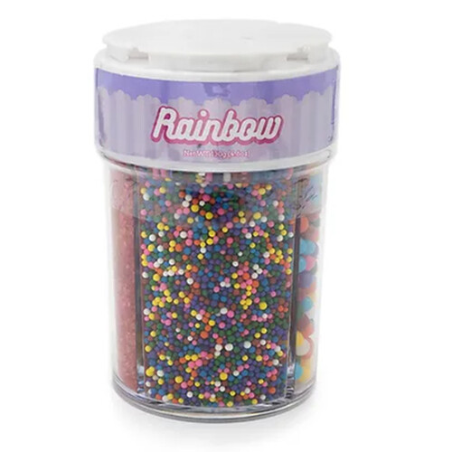 Twinkle 4 Cell Jar Rainbow Sprinkles 130 g