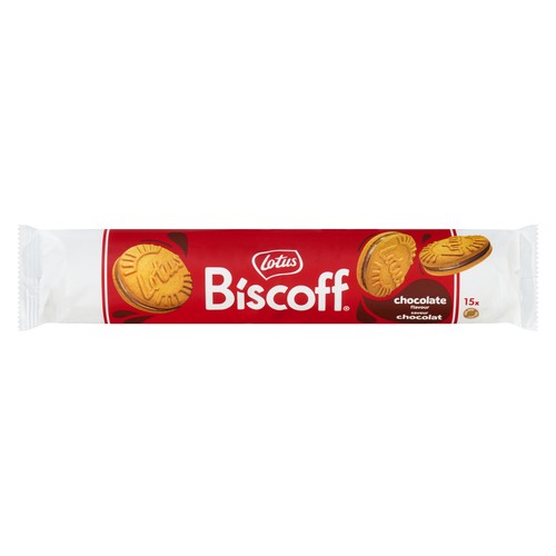 Lotus Biscoff Sandwich Cookies Milk Chocolate Flavoured Cream 150 g