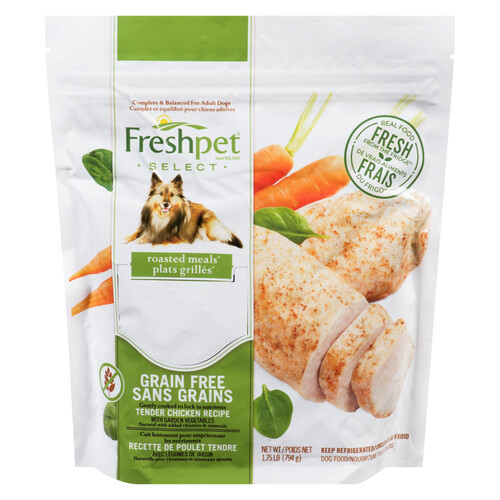 Freshpet Select Grain-Free Dog Food Roasted Meals With Tender Chicken & Vagetables 794 g