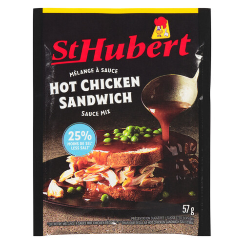 St-Hubert Gravy Mix Hot Chicken Less Salt 57 g