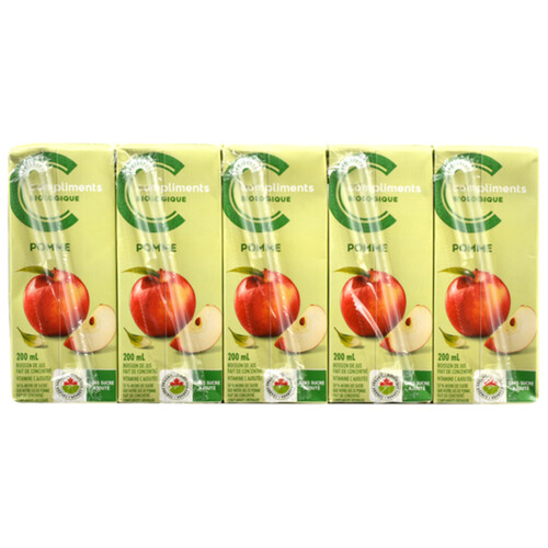 Compliments Organic Juice Apple From Concentrate 200 ml