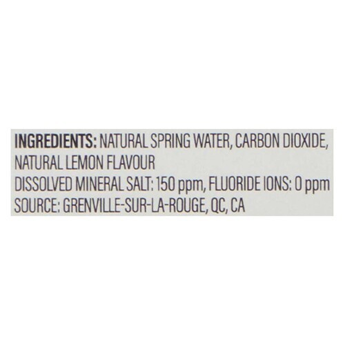 Eska Carbonated Sparkling Spring Water Lemon 10 x 355 ml (cans)