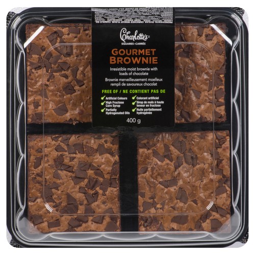 Charlotte's Gourmet Brownie Squares 400 g (frozen)