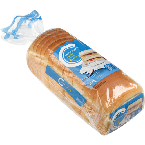 Compliments Enriched White Bread Plain 570 g
