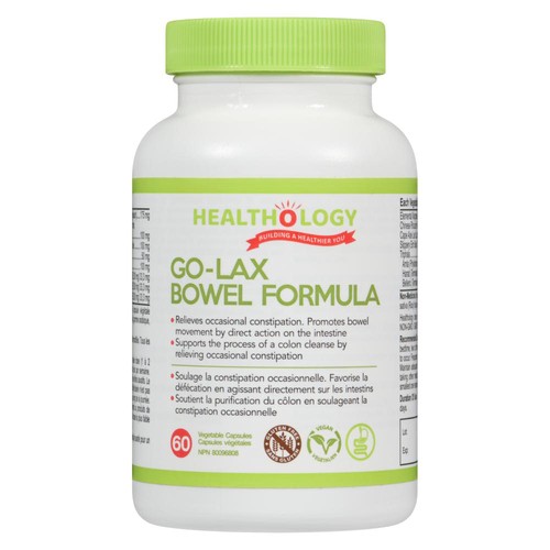 Healthology Go Lax Supplements 60 EA