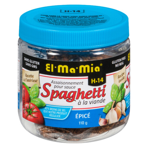 El-Ma-Mia H 14 Seasoning Spaghetti Meat Sauce Spicy 110 g