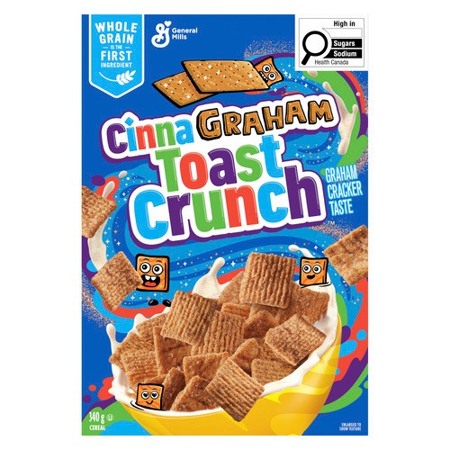 Cinnagraham Toast Crunch Cereal 340 g