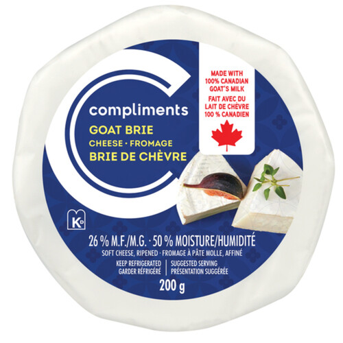 Compliments Cheese Goat Brie 200 g