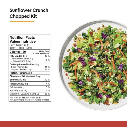 Taylor Farms Chopped Salad Kit Sunflower Crunch 326 g