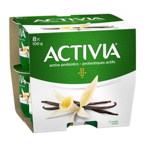 Activia Yogurt With Probiotics Vanilla 8 x 100 g