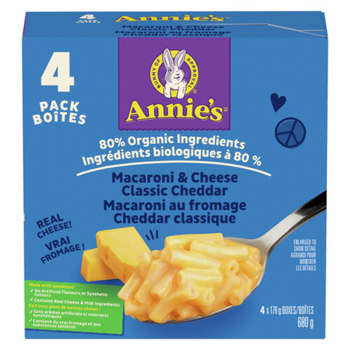 Annie's Macaroni & Cheese Classic Cheddar 680 g