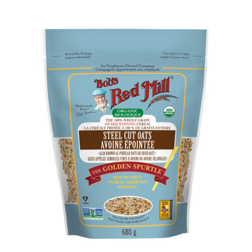 Bob's Red Mill Organic Steel Cut Oats 680 g