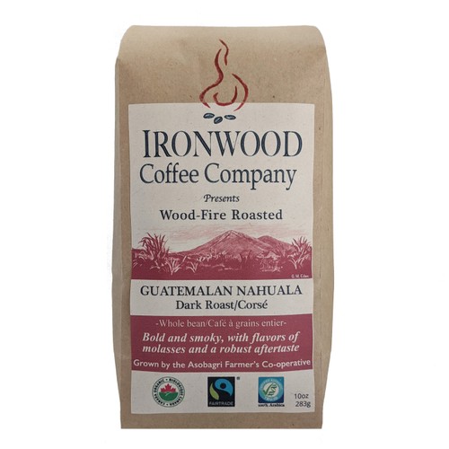 Ironwood Guatemalan Nahuala Dark Roast Coffee 283 g
