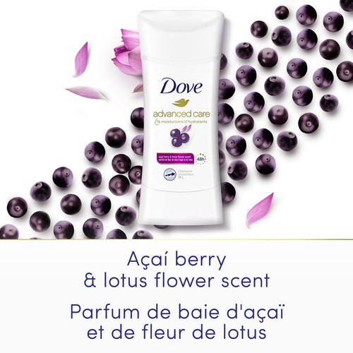 Dove Advanced Care Antiperspirant Stick Açaí Berry & Lotus Flower 74 g