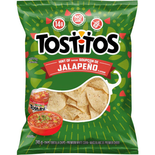 Tostitos Tortilla Chips Hint of Jalapeño 245 g