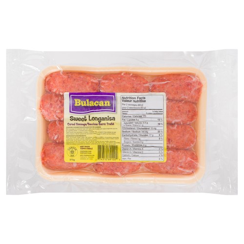 Bulacan Frozen Sweet Longanisa 375 g