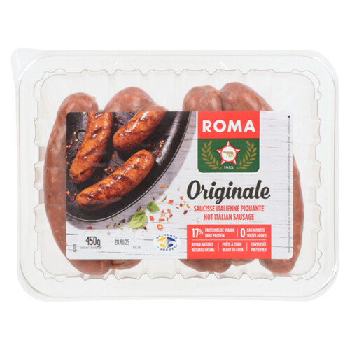 Roma Sausage Hot Italian Originale 450 g