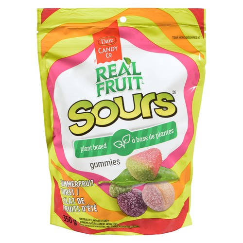 Dare Realfruit Sours Candy Gummies Summerfruit Burst 350 g
