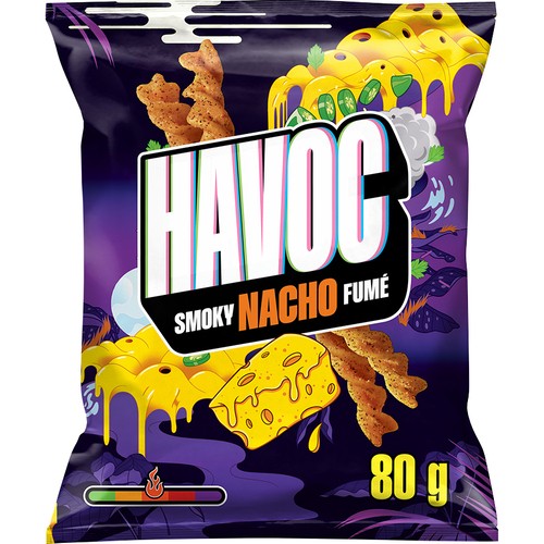 Havoc Corn Chips Smokey Nacho 80 g