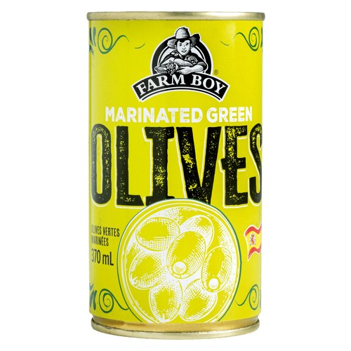 Farm Boy Green Olives Marinated 370 ml
