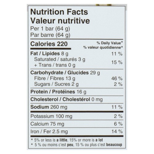 Iron Vegan Sprouted Salted Caramel Protein Bar 64 g