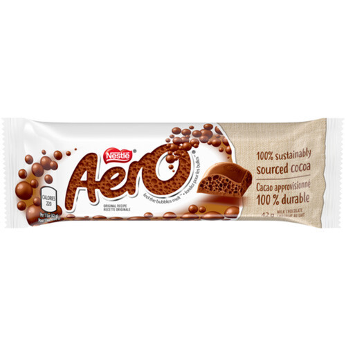 Nestlé Aero Milk Chocolate Bar 4 Pack 168 g