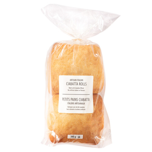 Upper Crust Ciabatta Buns 4 Pack 340 g - Voilà Online Groceries