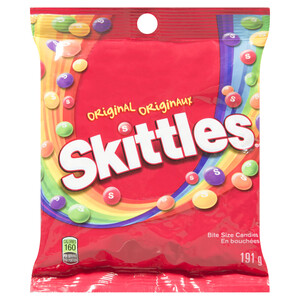 Skittles Candy Peg Top Original Fruit 191 g
