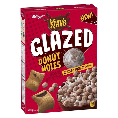 Kellogg's Krave Cereal Glazed Donut Holes 283 g