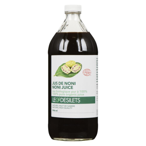 Léo Désilets Organic Juice Noni 100% Pure 946 ml