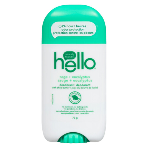 Hello Deodorant Stick Sage+Eucalyptus 73 g