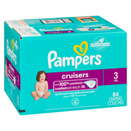 Pampers Cruisers Diapers Size 3 84 Count 